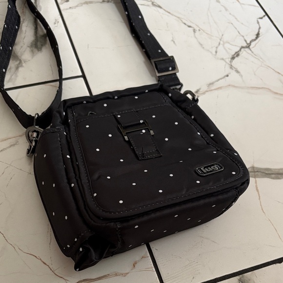 Lug Black and White Polka Dot Bag - Picture 3 of 8